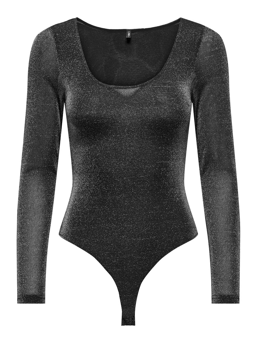 Black glitter bodysuit online