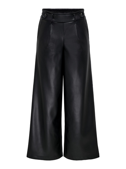 ONLBINA FAUX LEATHER WIDE PANT BF O